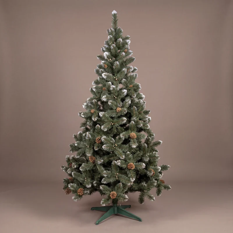 Brad artificial Christmas Elite cu conuri și fructe aurii